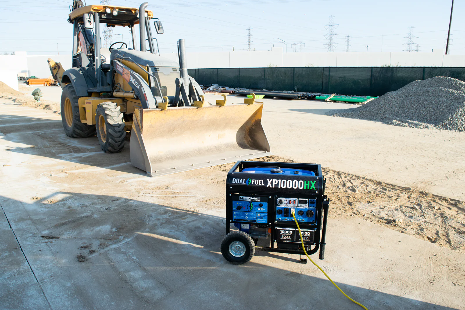 10,000 Watt Dual Fuel Portable HX Generator w/ CO Alert - Image 30