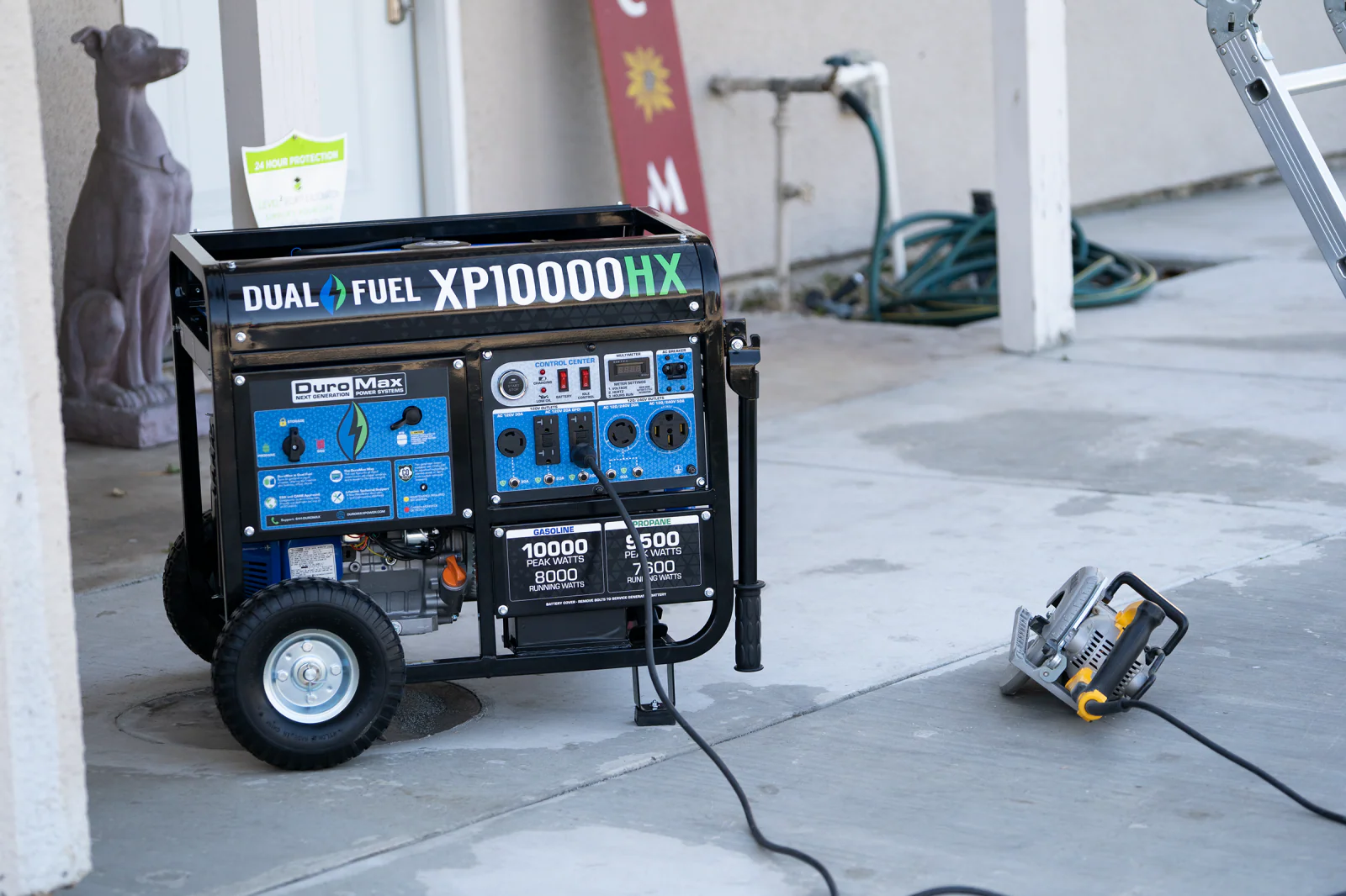 10,000 Watt Dual Fuel Portable HX Generator w/ CO Alert - Image 31