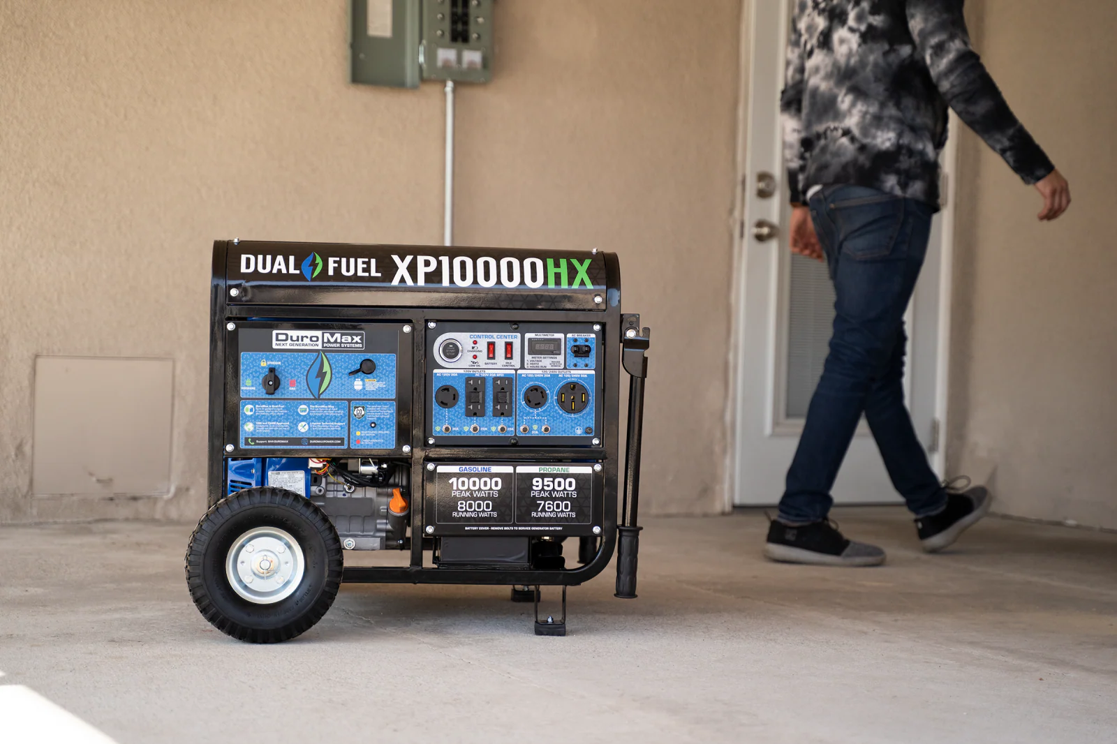 10,000 Watt Dual Fuel Portable HX Generator w/ CO Alert - Image 32