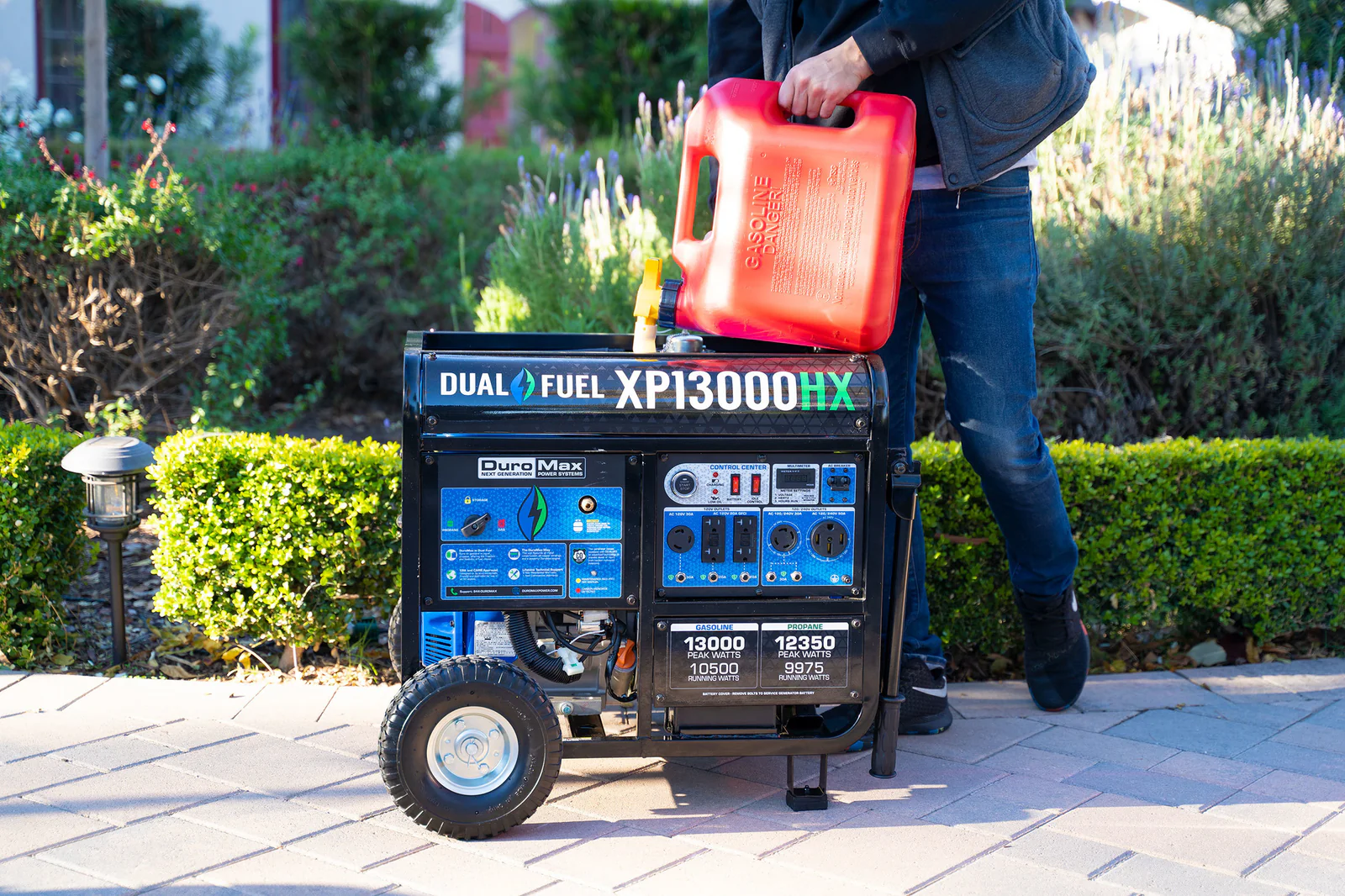 13,000 Watt Dual Fuel Portable HX Generator w/ CO Alert - Image 35