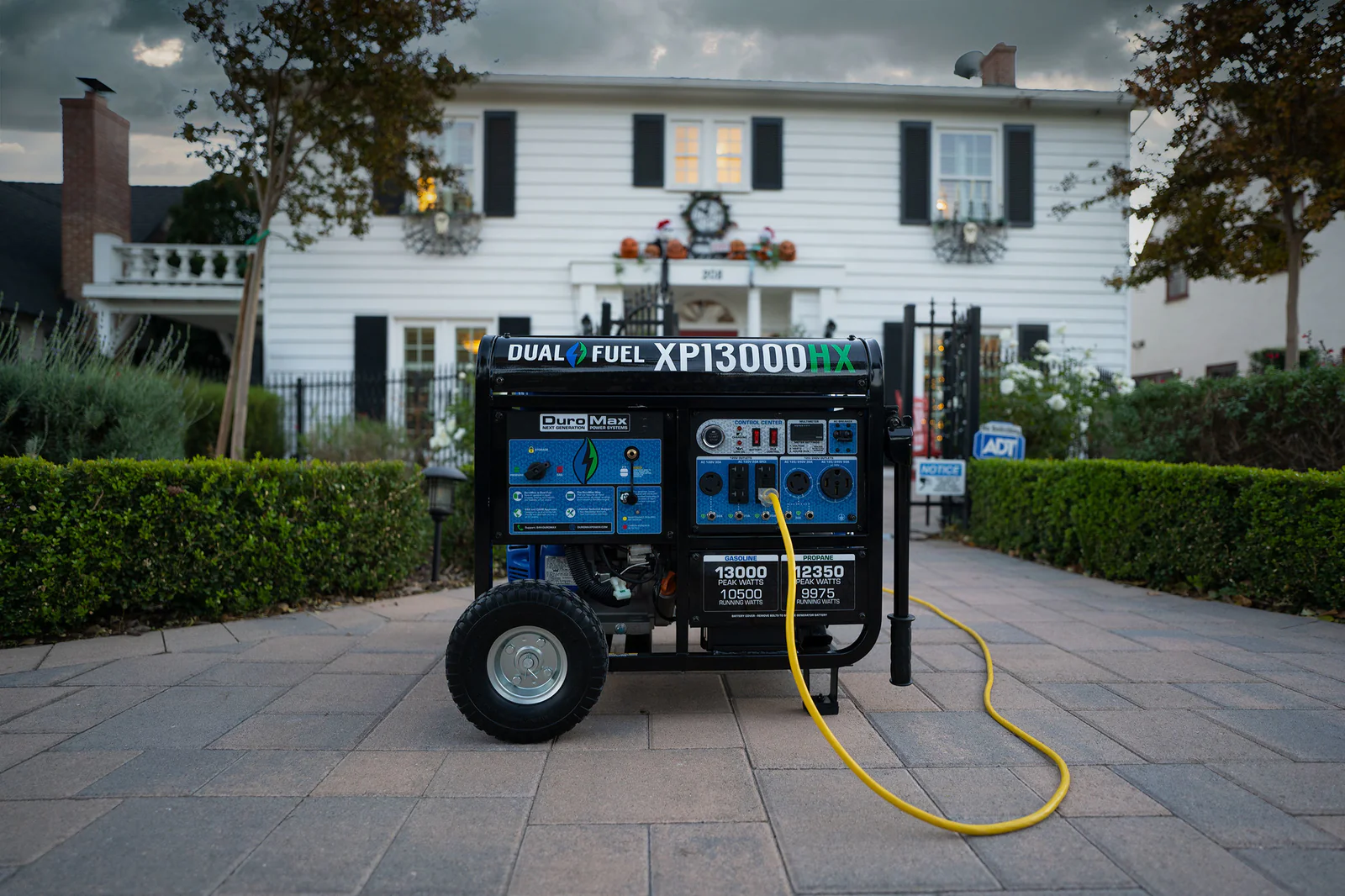 13,000 Watt Dual Fuel Portable HX Generator w/ CO Alert - Image 44