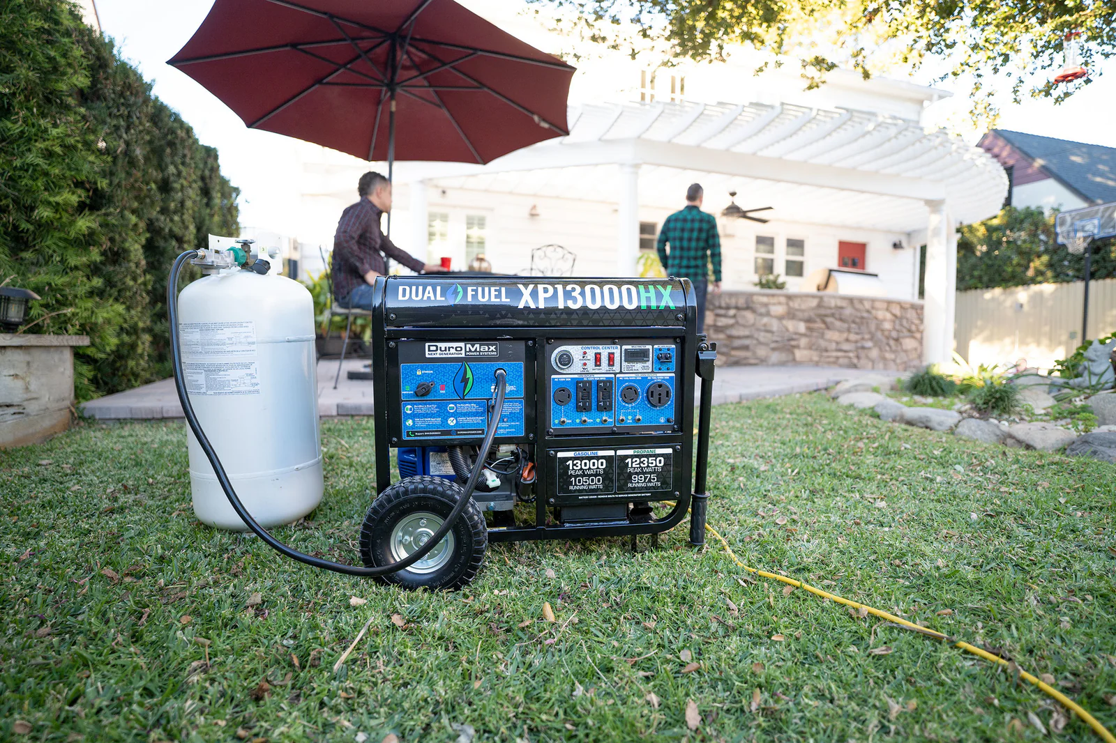 13,000 Watt Dual Fuel Portable HX Generator w/ CO Alert - Image 49