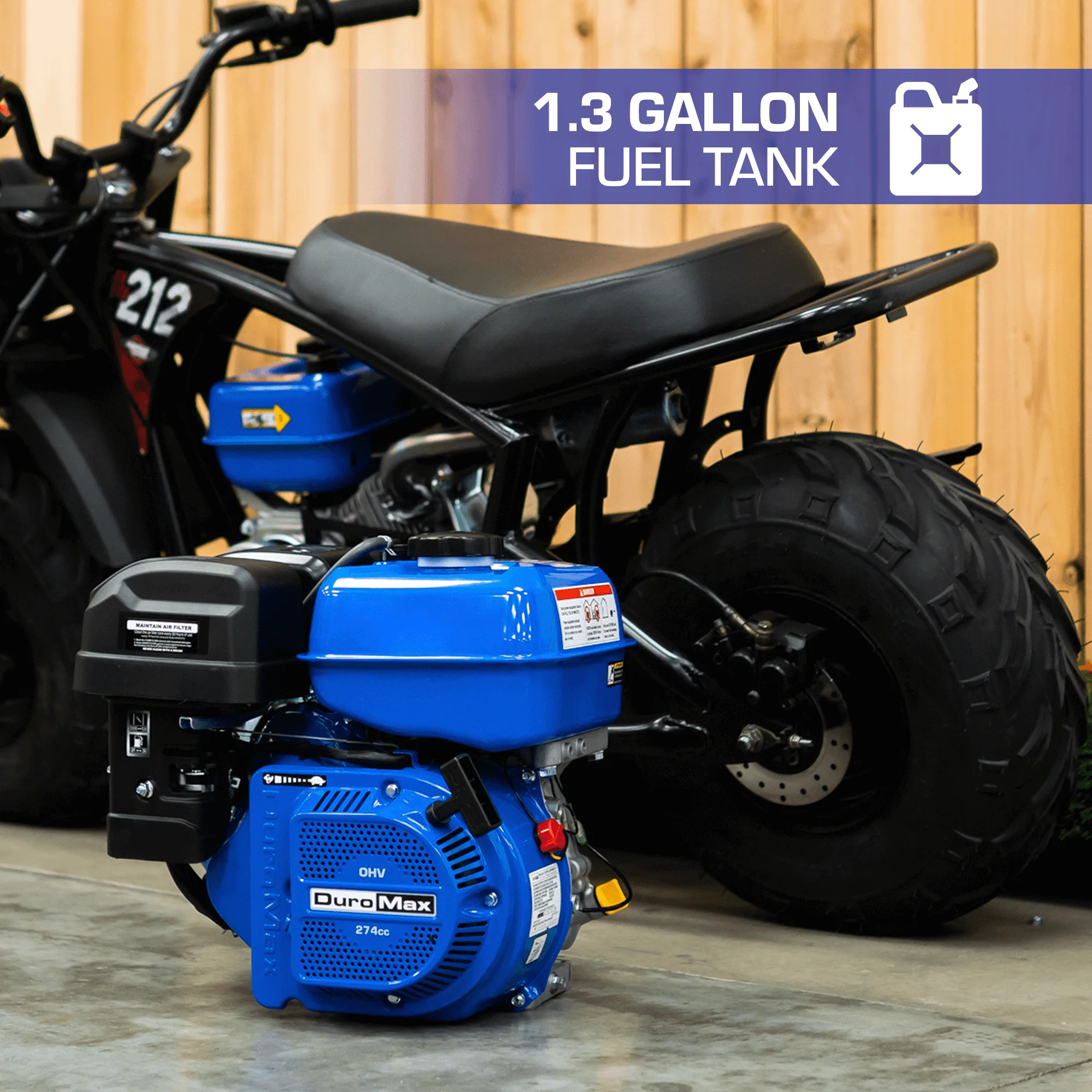 274cc 25mm Shaft Recoil Start Gasoline Engine - Image 3