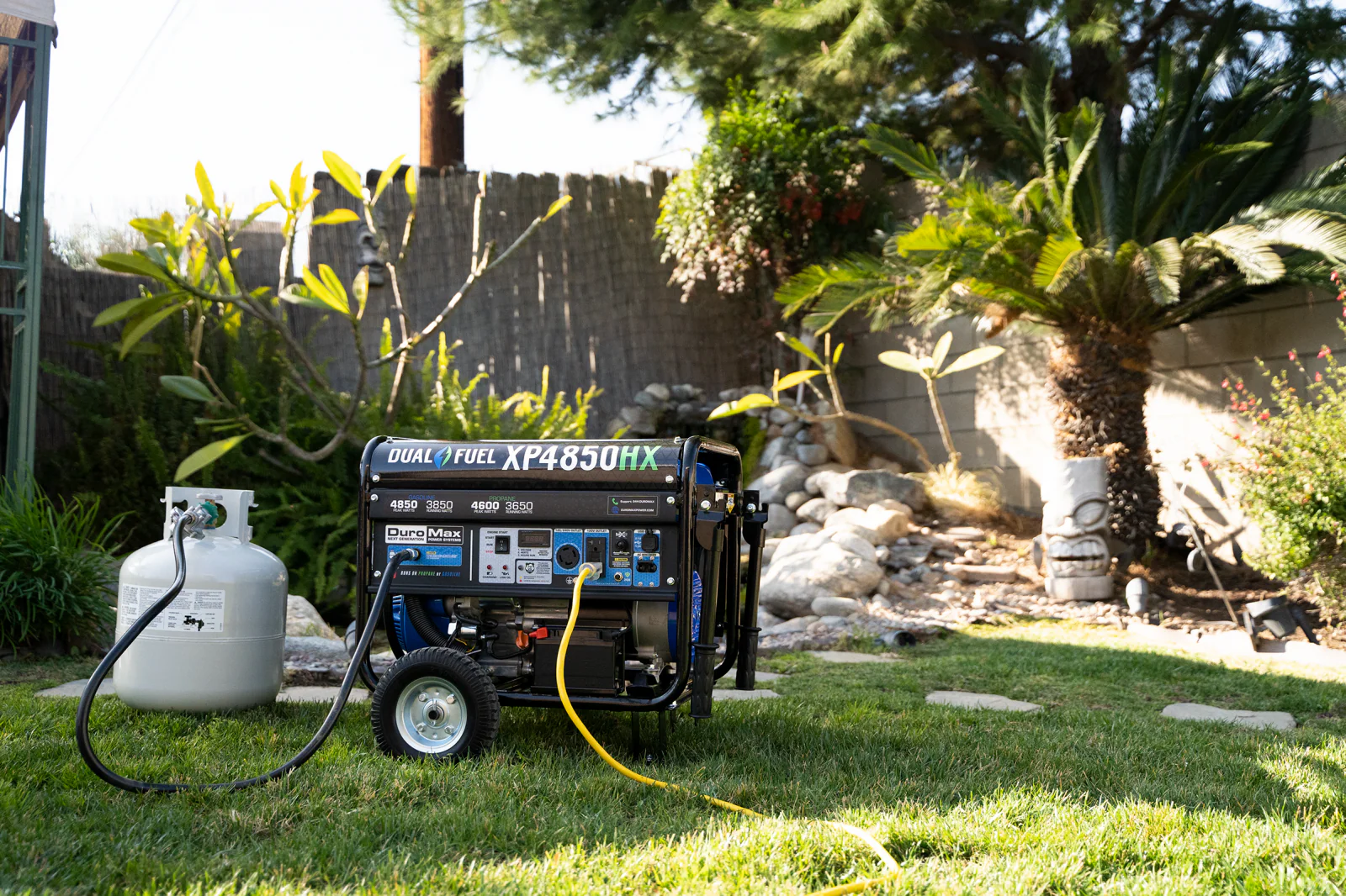 4,850 Watt Dual Fuel Portable HX Generator w/ CO Alert - Image 22