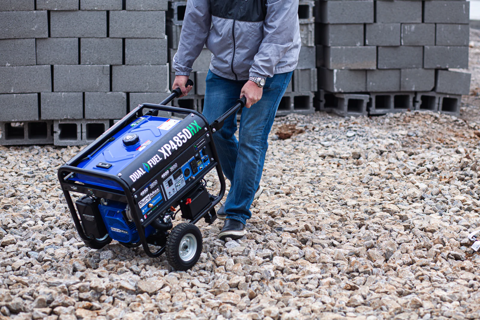 4,850 Watt Dual Fuel Portable HX Generator w/ CO Alert - Image 32