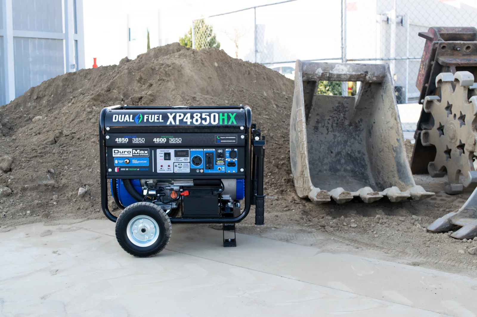 4,850 Watt Dual Fuel Portable HX Generator w/ CO Alert - Image 37