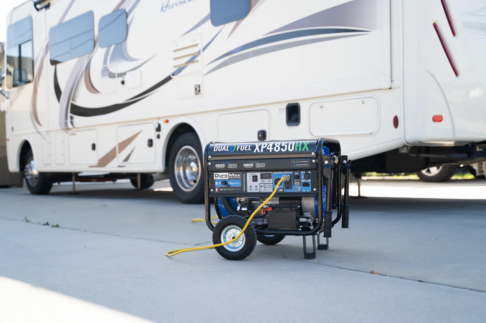 4,850 Watt Dual Fuel Portable HX Generator w/ CO Alert - Image 40