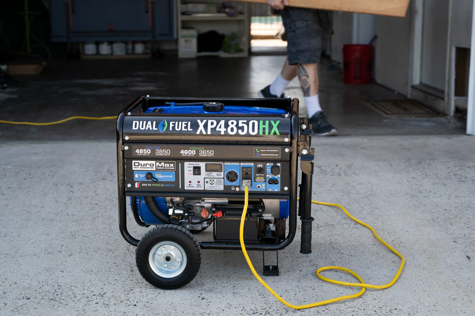 4,850 Watt Dual Fuel Portable HX Generator w/ CO Alert - Image 41