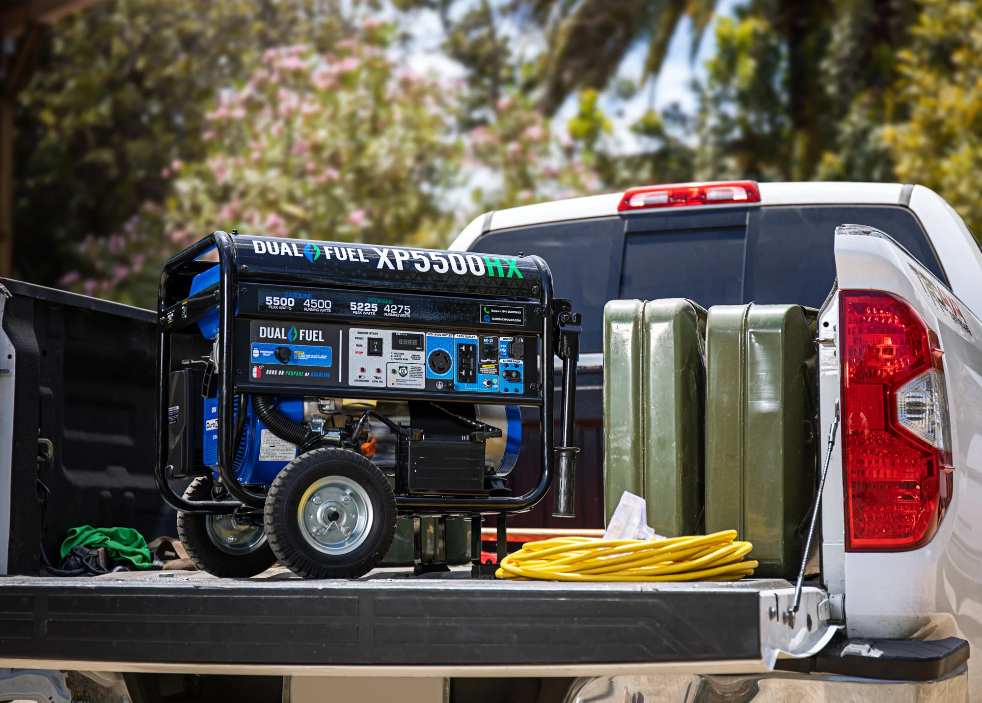 5,500 Watt Dual Fuel Portable HX Generator w/ CO Alert - Image 15