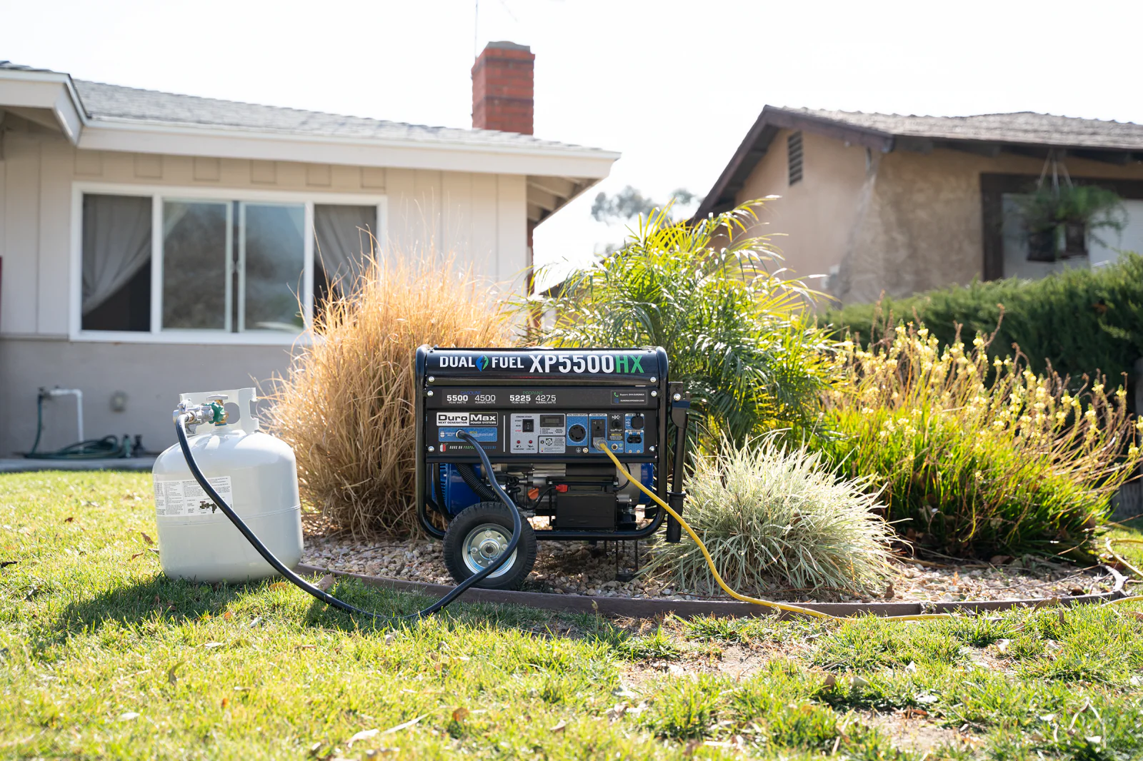 5,500 Watt Dual Fuel Portable HX Generator w/ CO Alert - Image 35