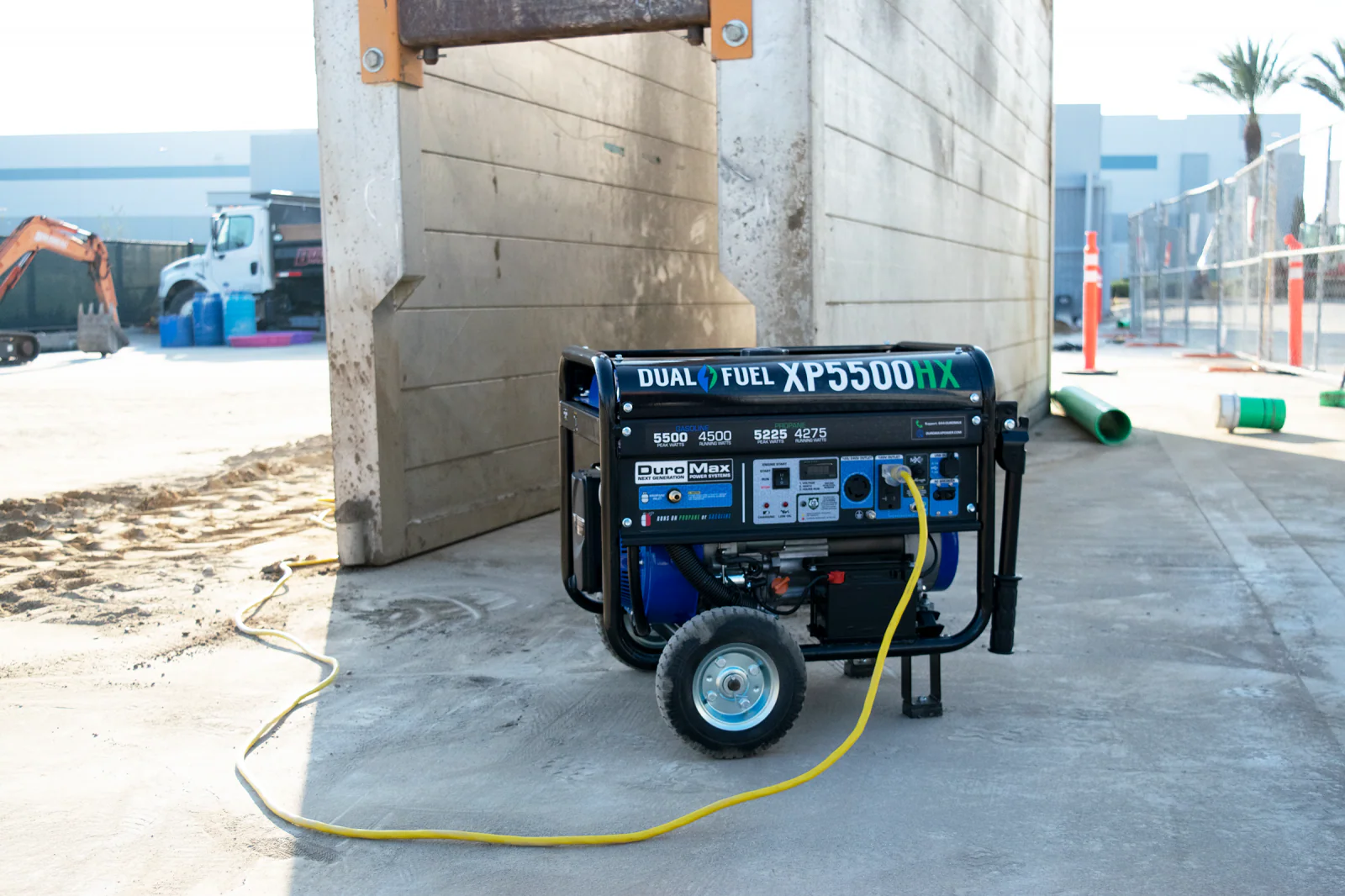 5,500 Watt Dual Fuel Portable HX Generator w/ CO Alert - Image 42