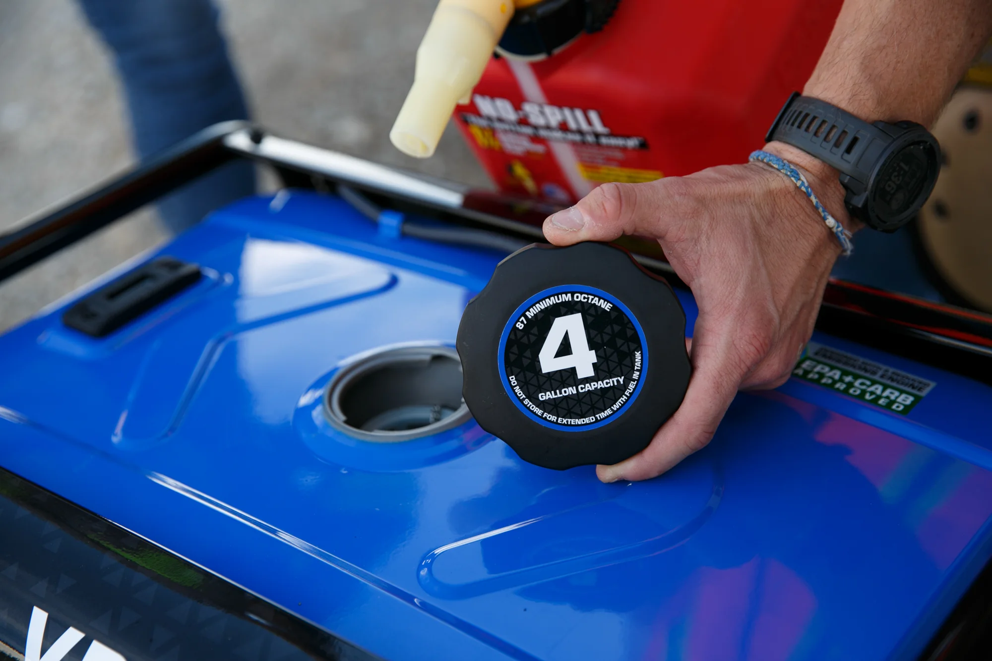 5,500 Watt Dual Fuel Portable HX Generator w/ CO Alert - Image 52