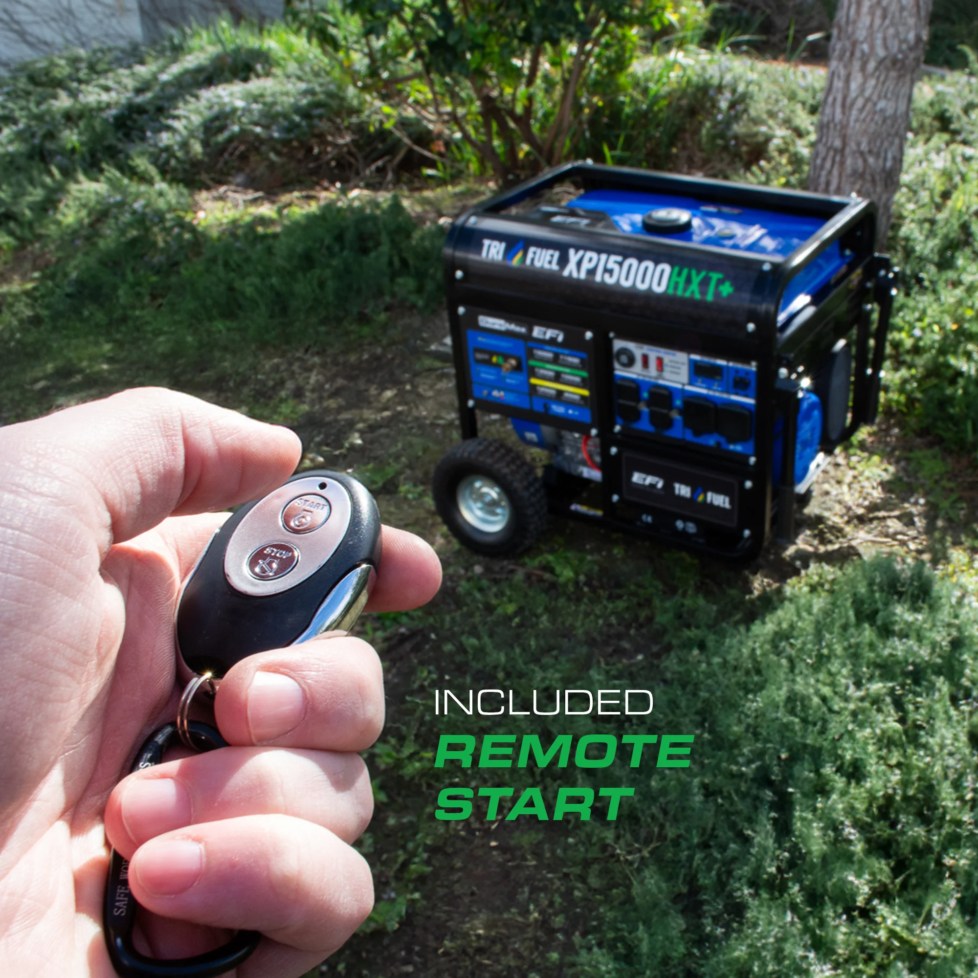 15,000 Watt Electric Start Tri Fuel EFI Portable Generator - Image 12