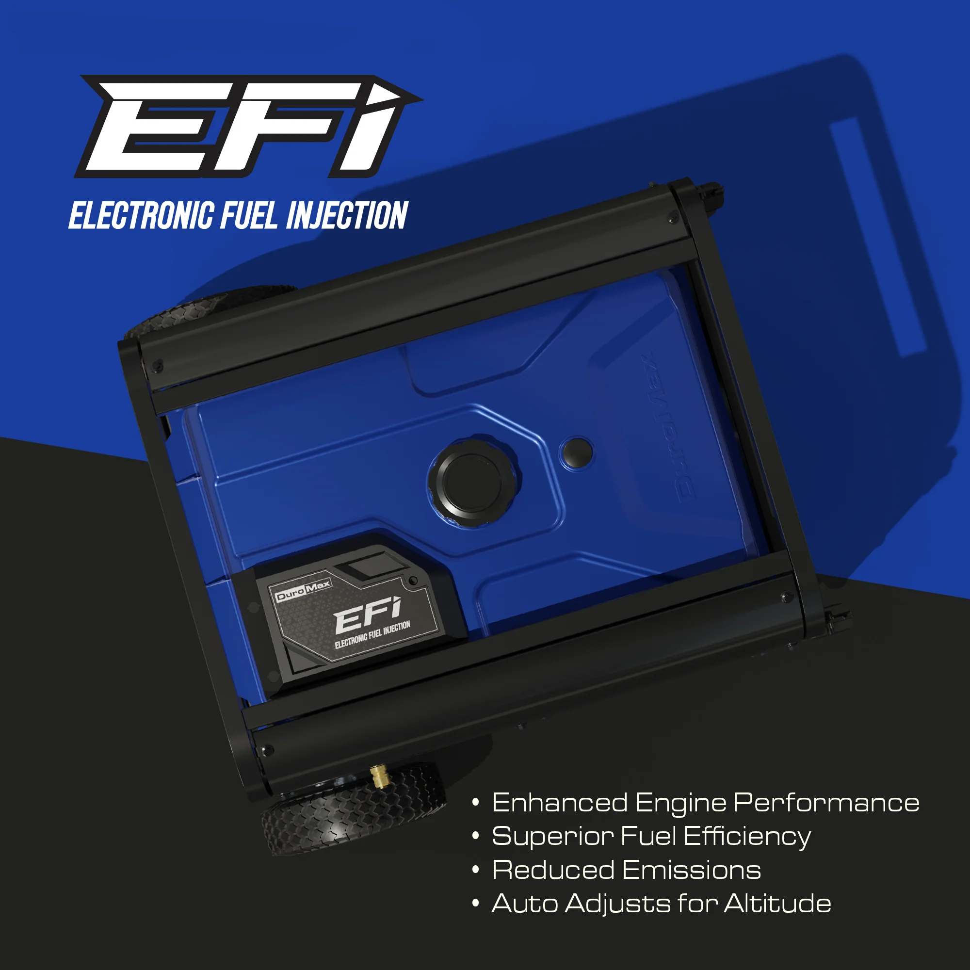 15,000 Watt Electric Start Tri Fuel EFI Portable Generator - Image 8