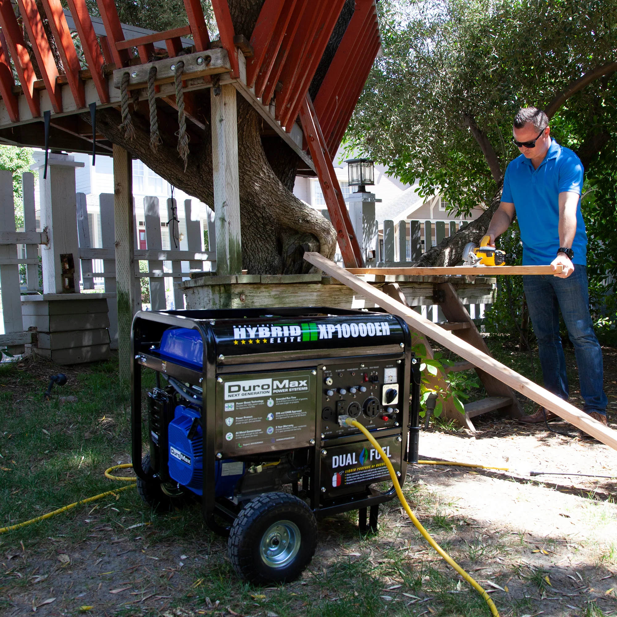 10,000 Watt Dual Fuel Portable Generator - Image 12