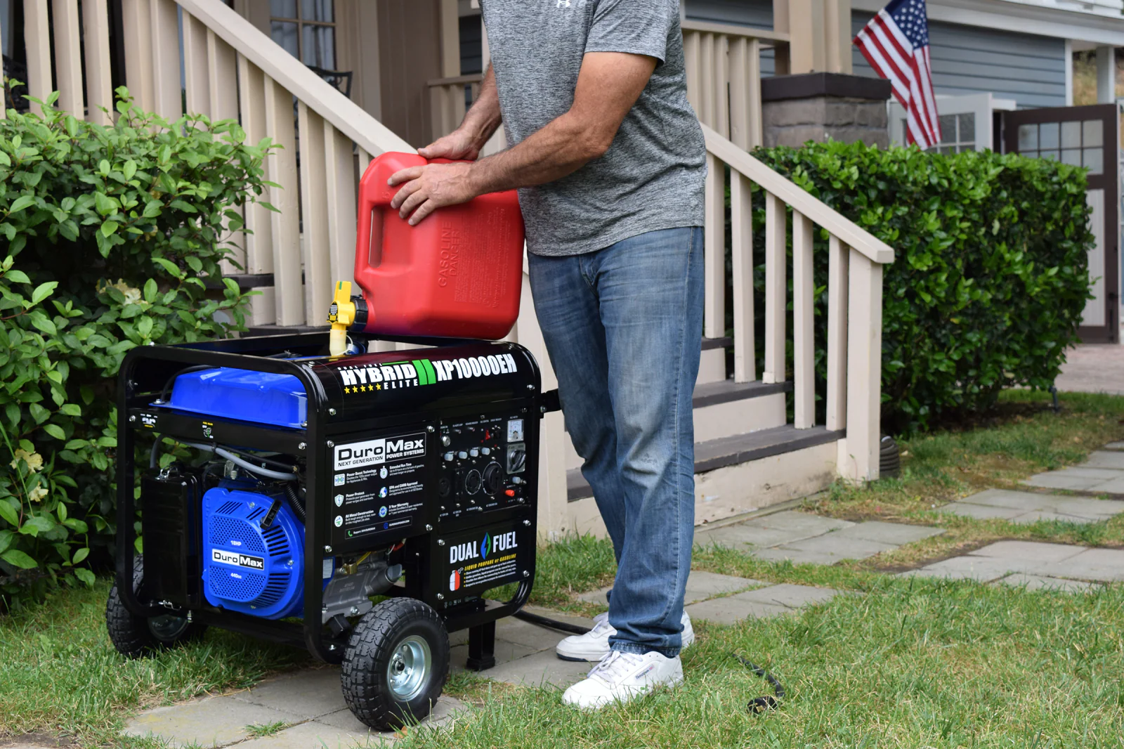 10,000 Watt Dual Fuel Portable Generator - Image 16