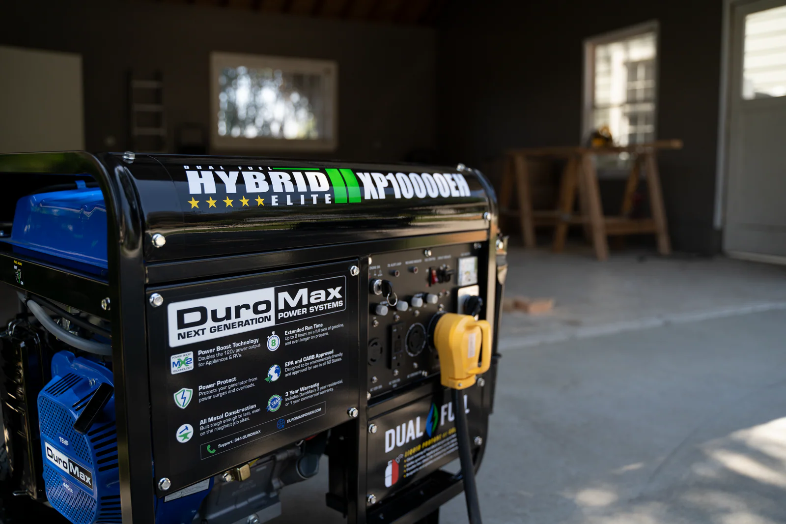 10,000 Watt Dual Fuel Portable Generator - Image 18