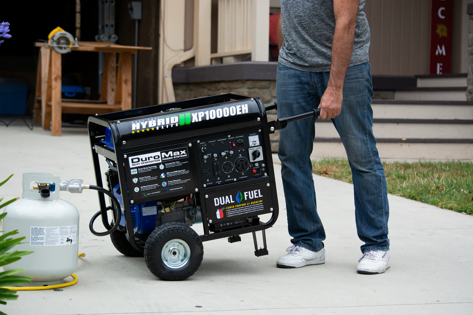 10,000 Watt Dual Fuel Portable Generator - Image 30
