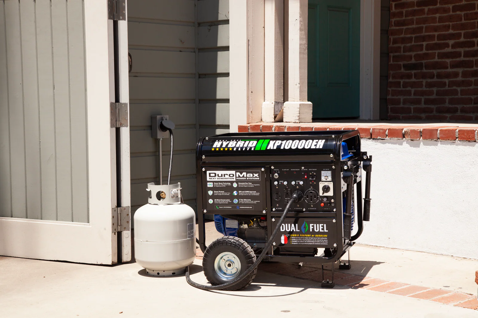 10,000 Watt Dual Fuel Portable Generator - Image 34
