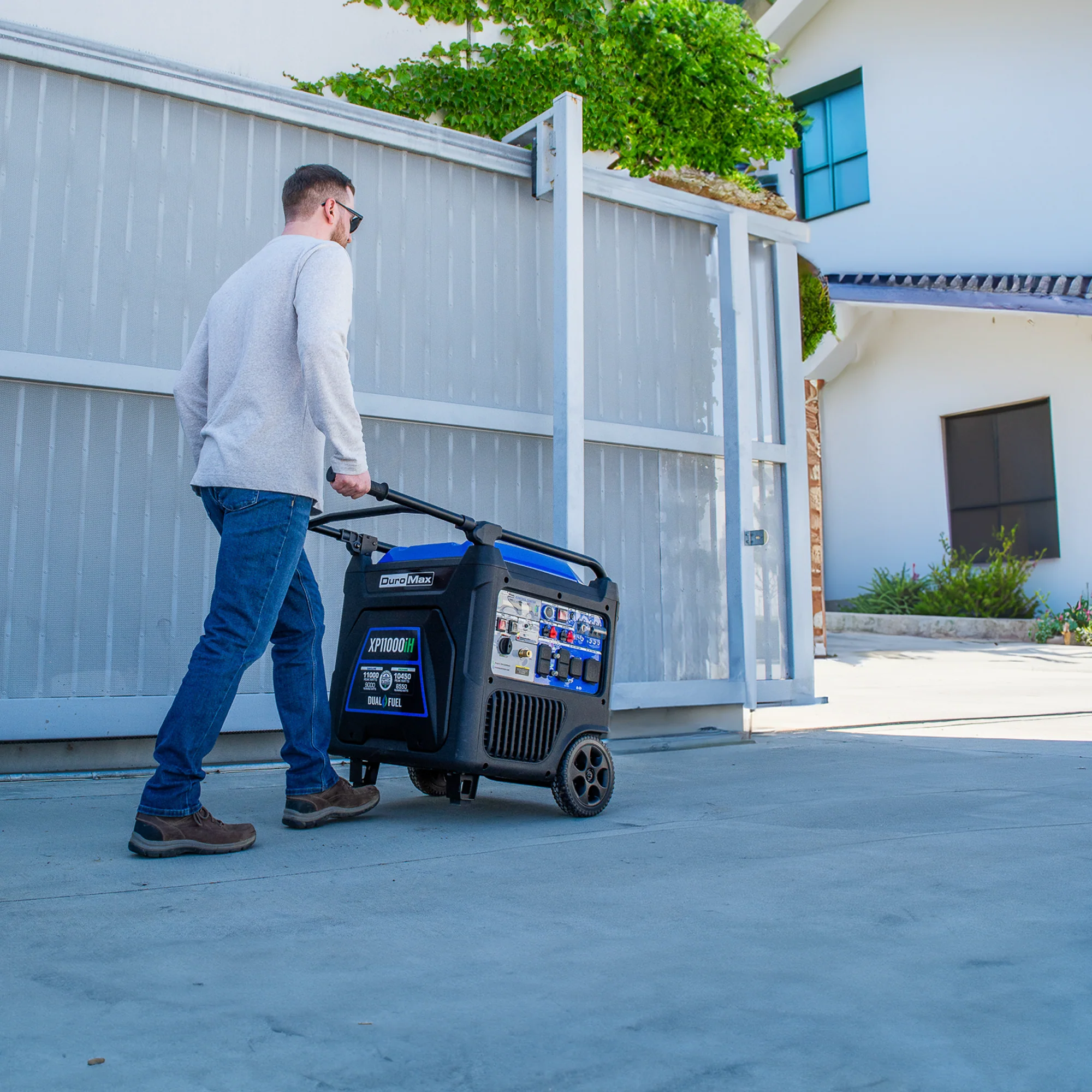 11,000 Watt Portable Dual Fuel Inverter Generator - Quiet, Low THD - Image 14