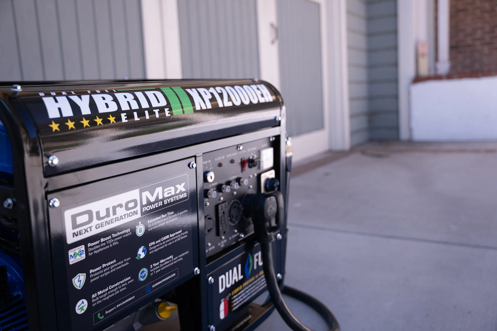 12,000 Watt Dual Fuel Portable Generator - Image 19