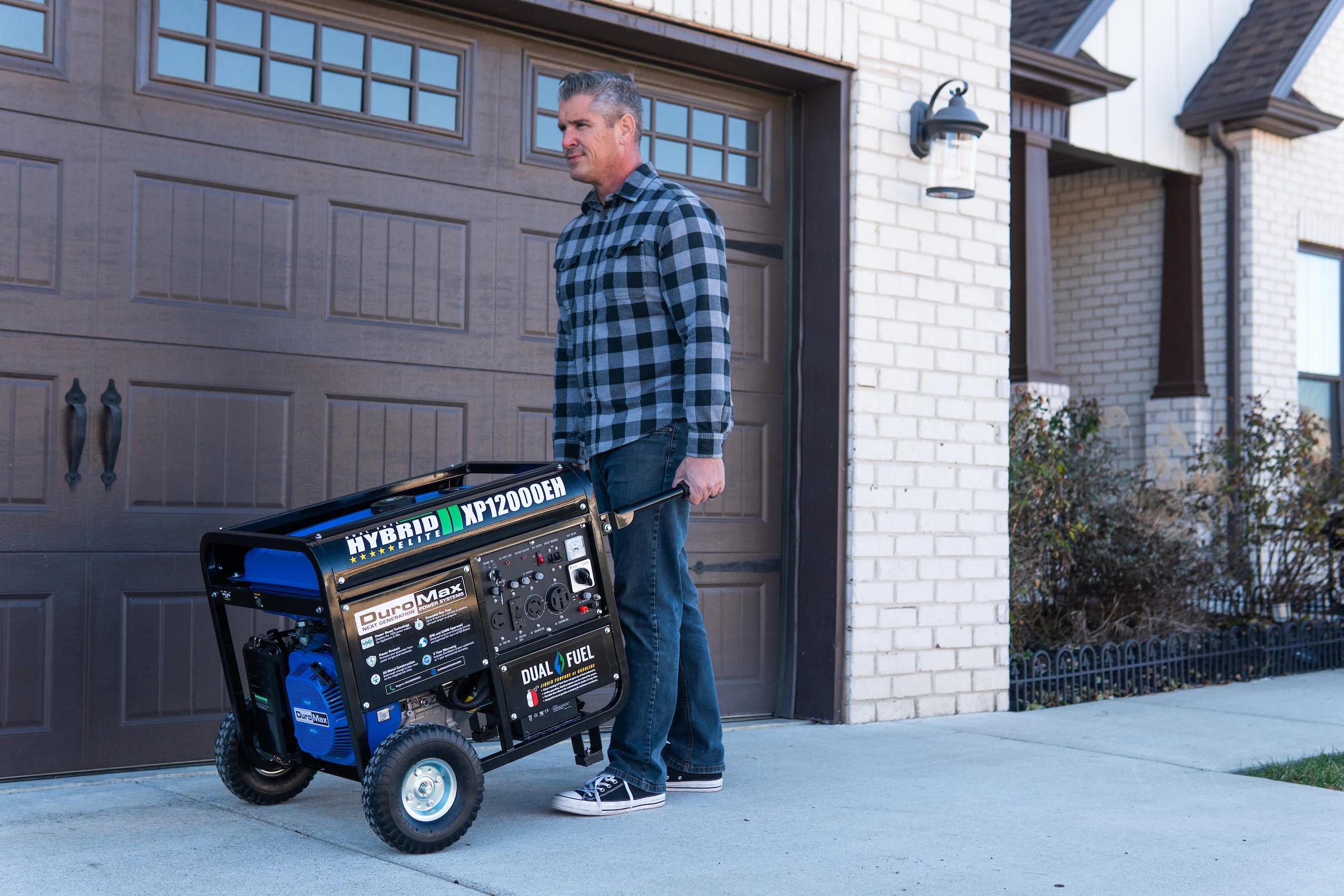 12,000 Watt Dual Fuel Portable Generator - Image 20