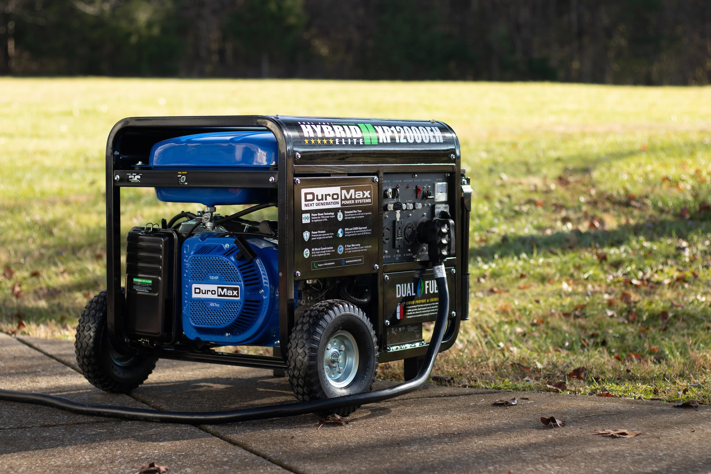 12,000 Watt Dual Fuel Portable Generator - Image 23