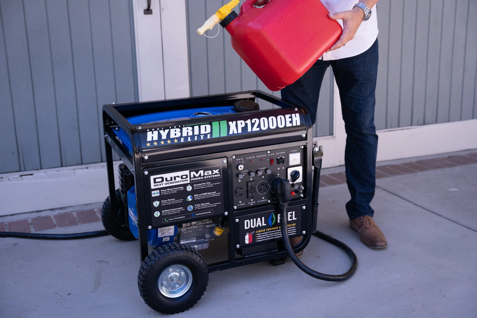 12,000 Watt Dual Fuel Portable Generator - Image 26