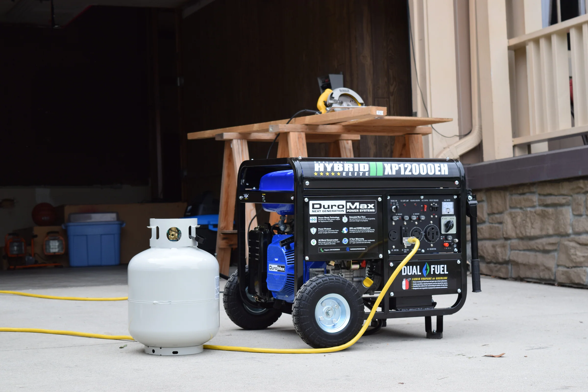 12,000 Watt Dual Fuel Portable Generator - Image 32