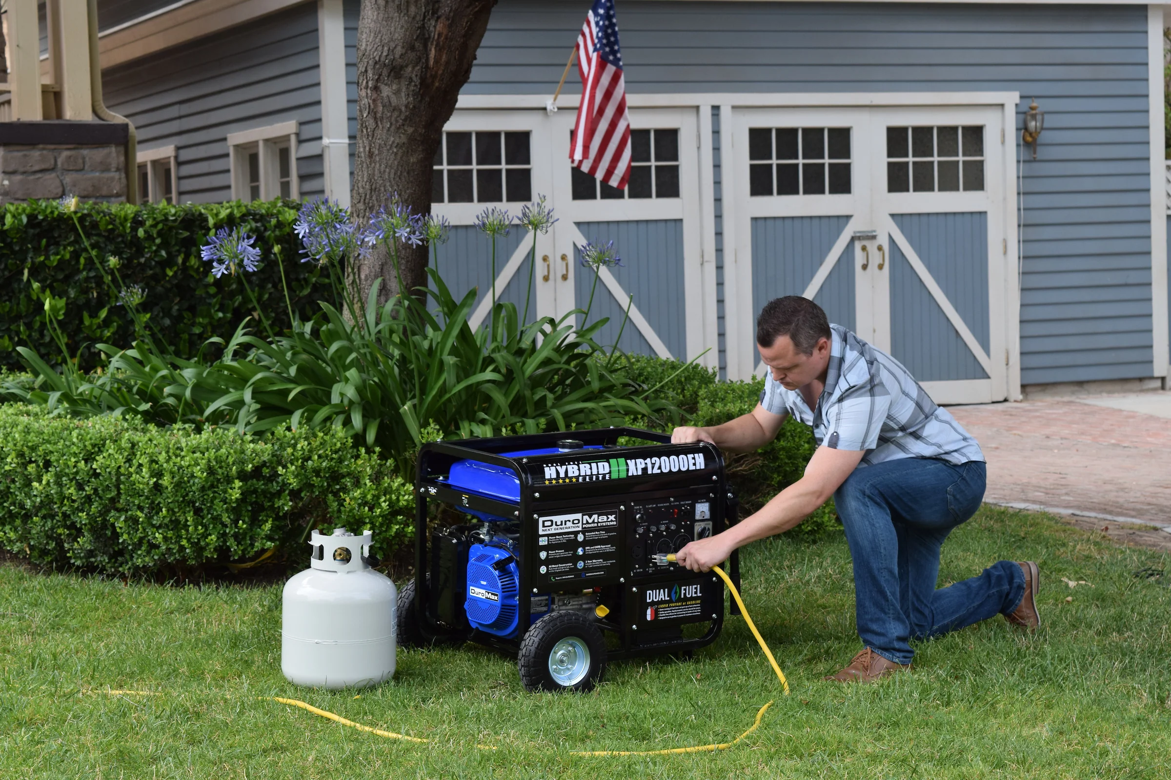 12,000 Watt Dual Fuel Portable Generator - Image 33