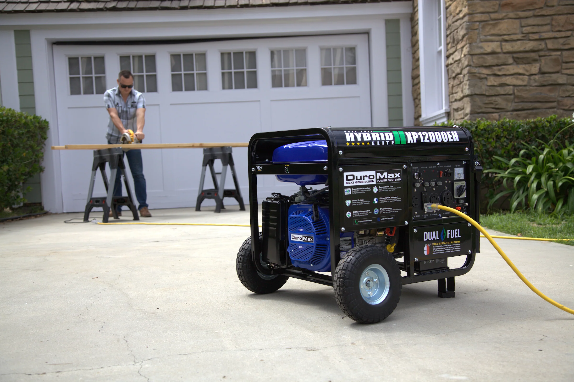 12,000 Watt Dual Fuel Portable Generator - Image 39