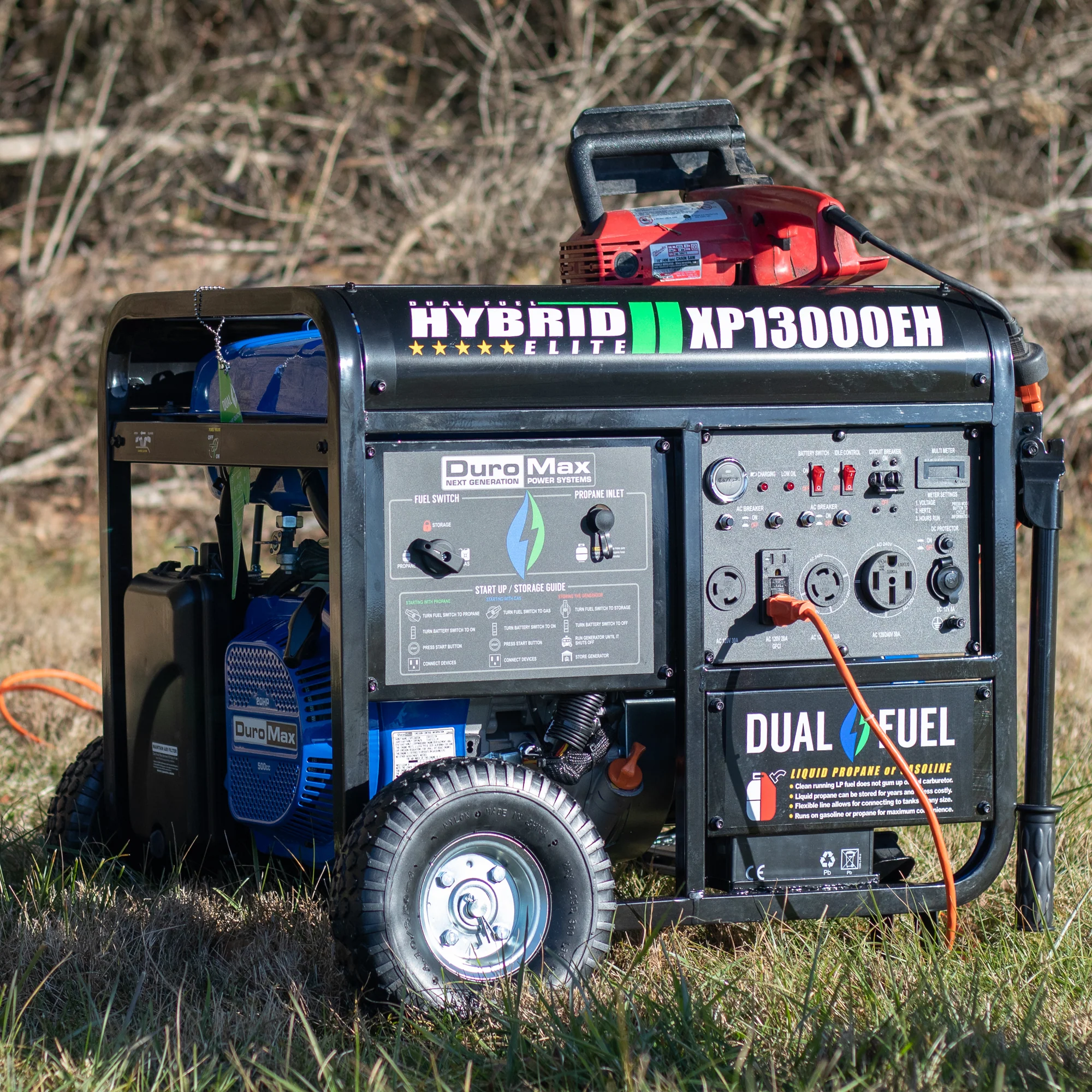 13,000 Watt Dual Fuel Portable Generator - Image 15