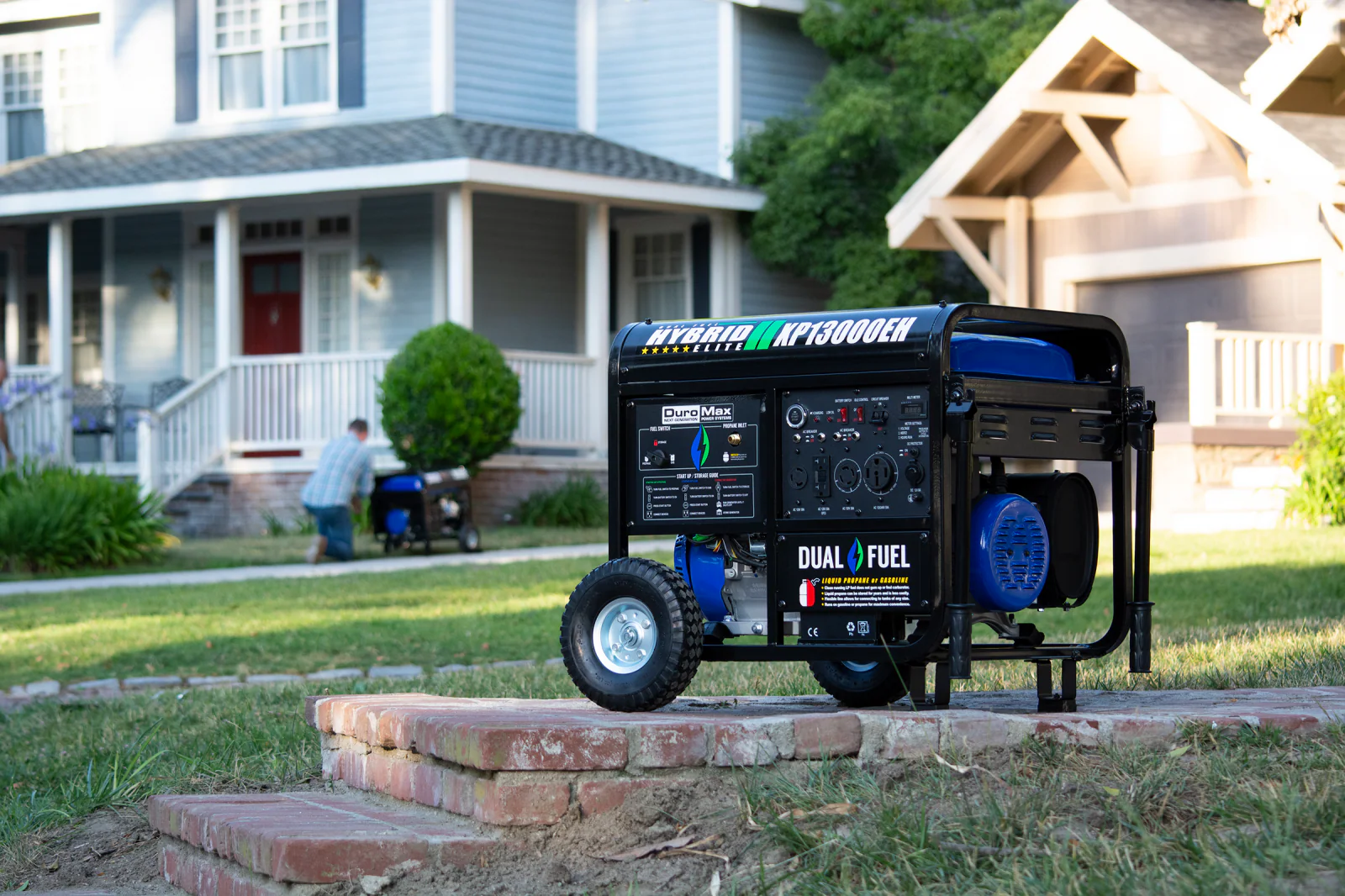 13,000 Watt Dual Fuel Portable Generator - Image 18