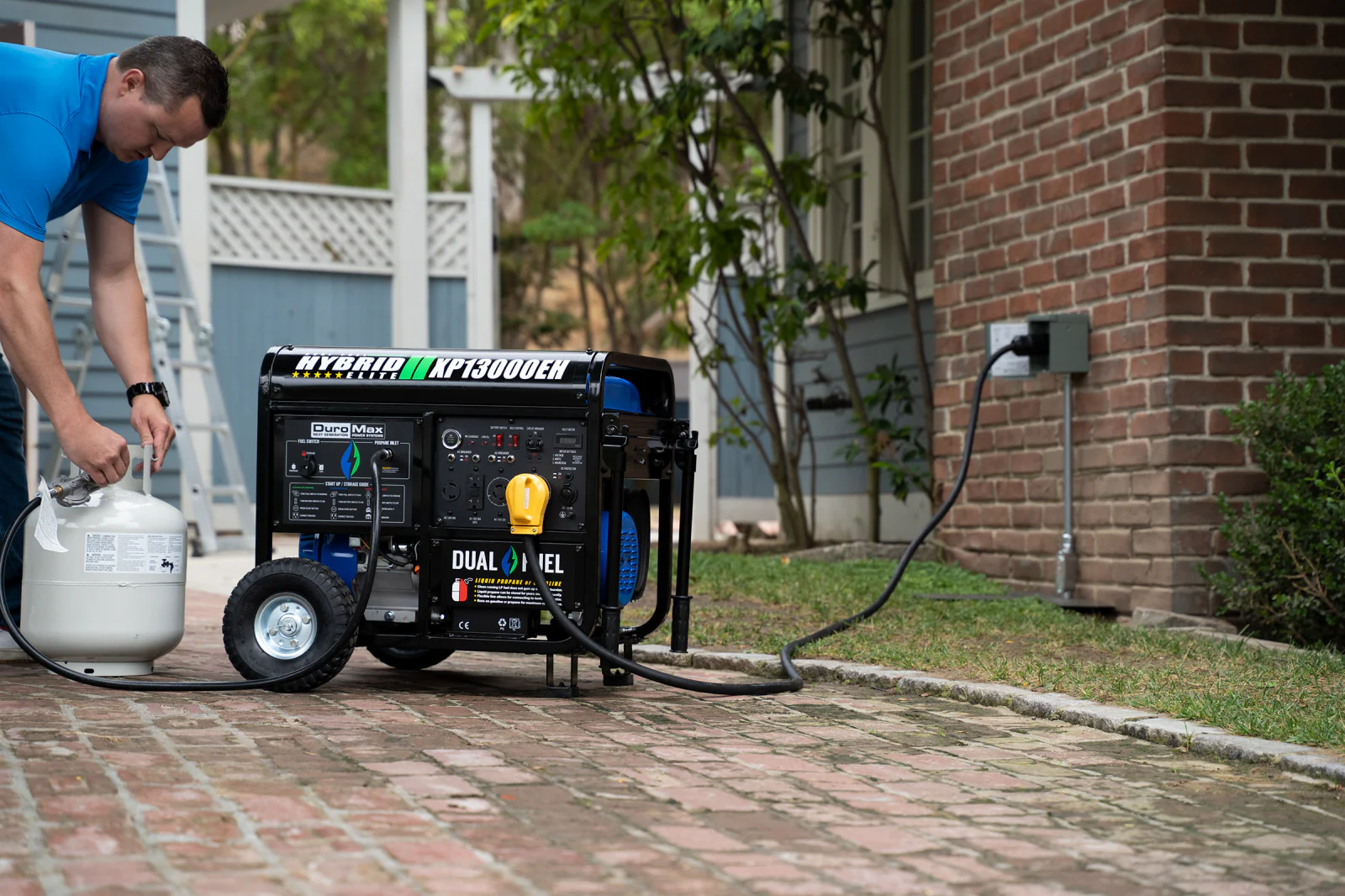 13,000 Watt Dual Fuel Portable Generator - Image 29