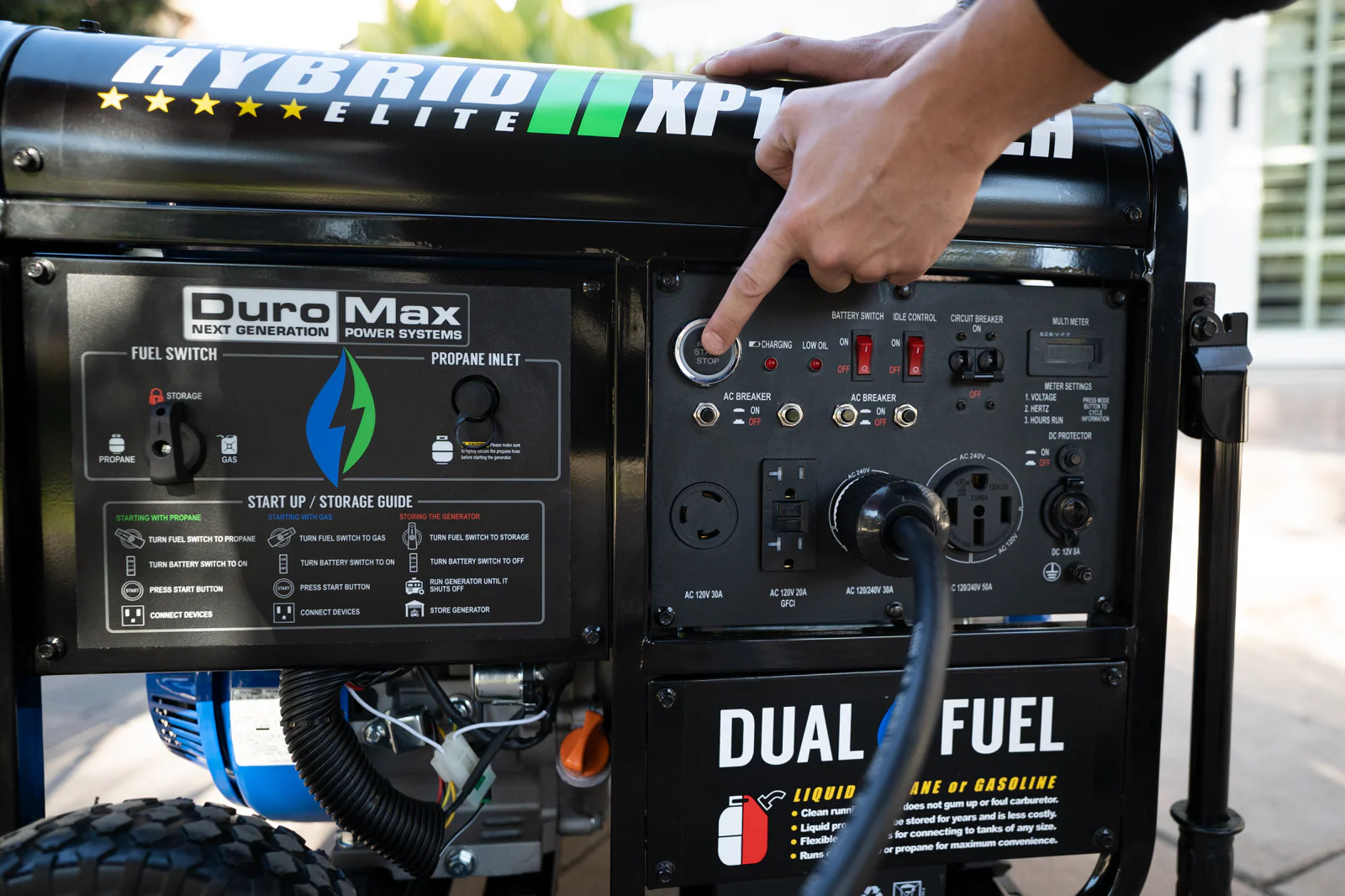 13,000 Watt Dual Fuel Portable Generator - Image 41