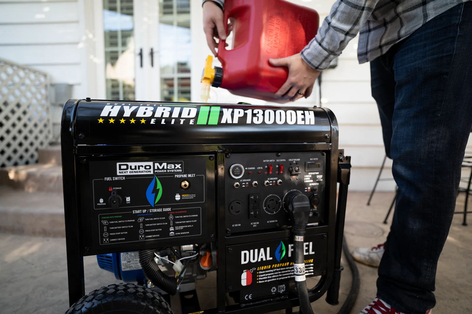13,000 Watt Dual Fuel Portable Generator - Image 42