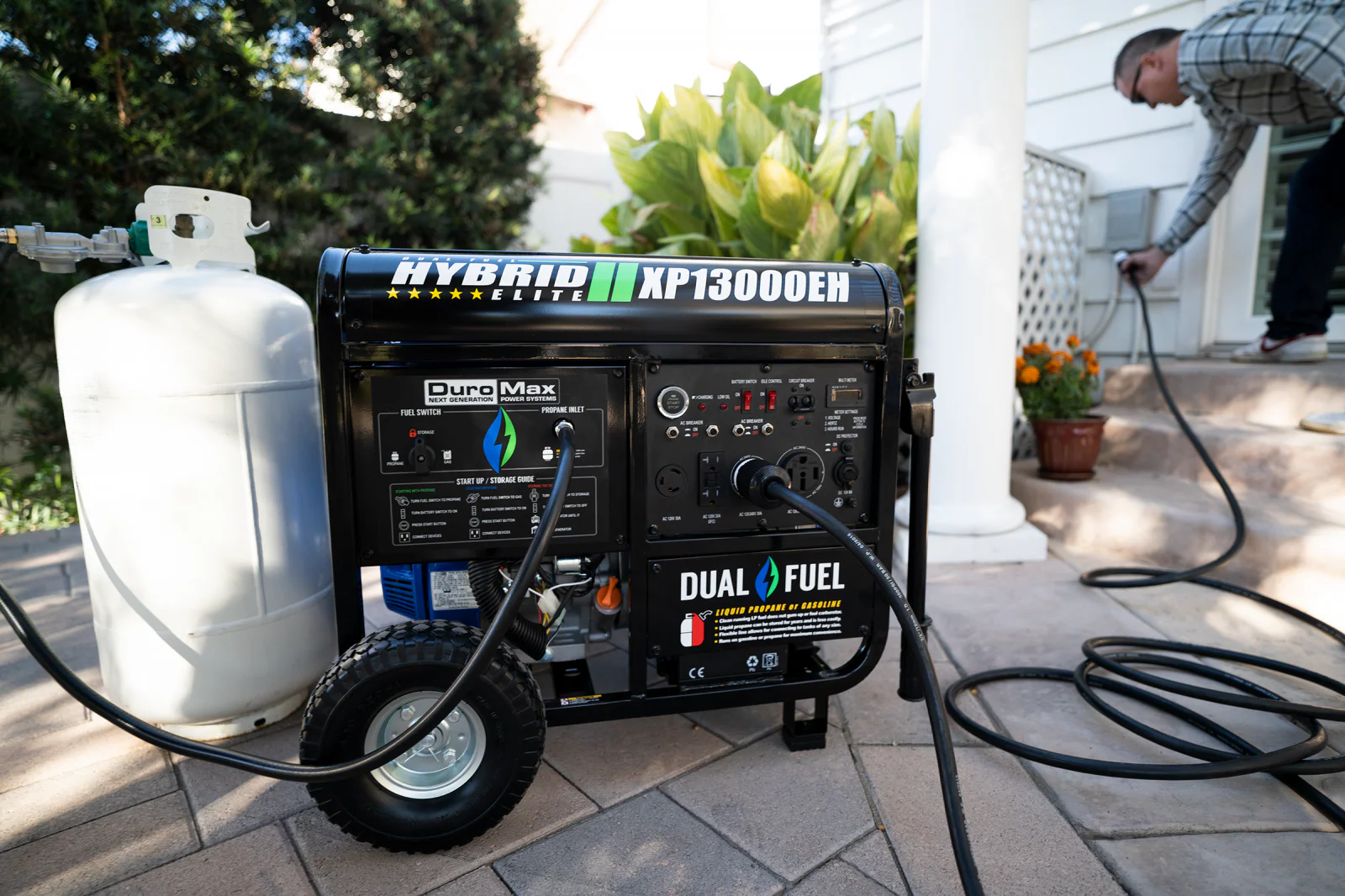 13,000 Watt Dual Fuel Portable Generator - Image 45