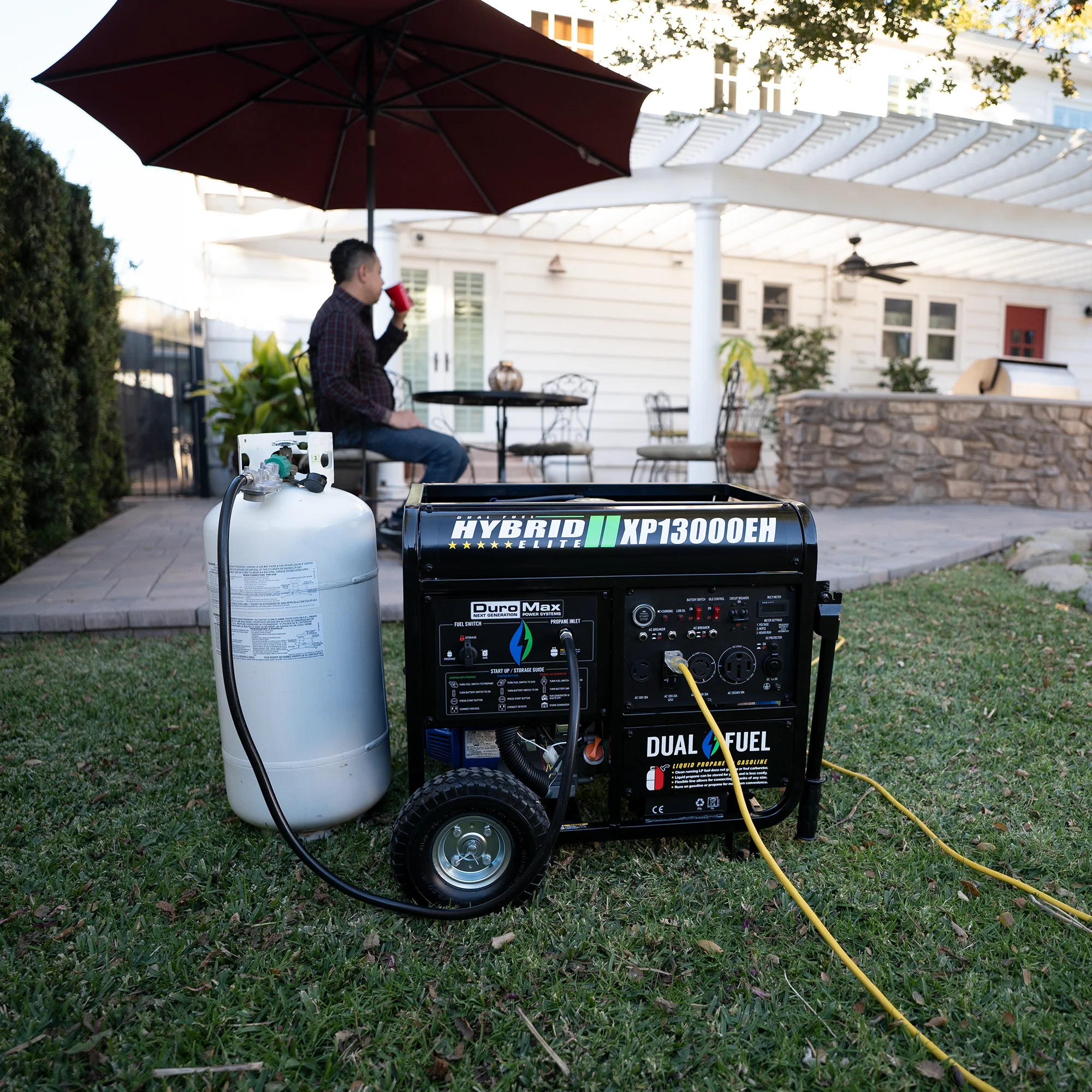 13,000 Watt Dual Fuel Portable Generator - Image 7