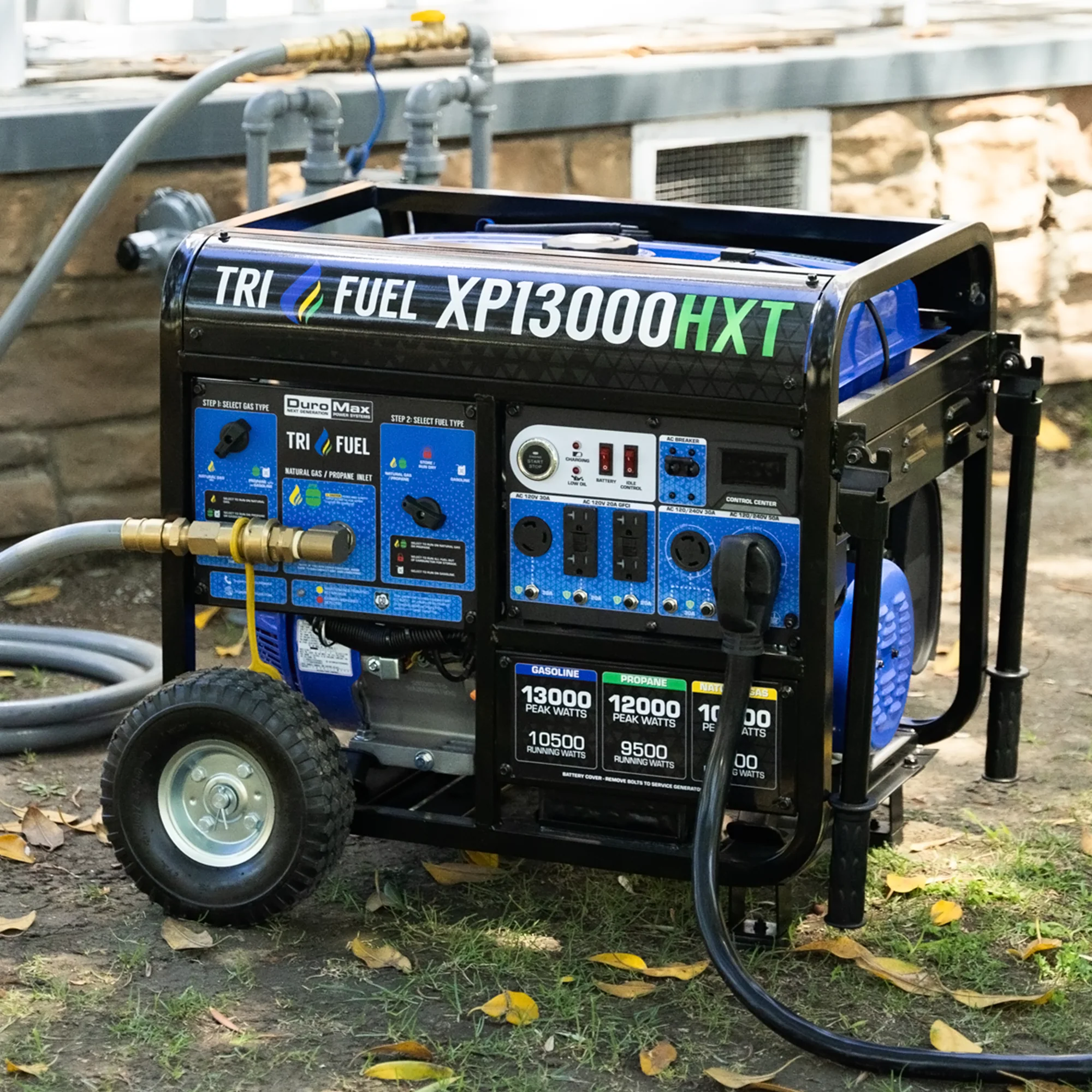 13,000 Watt Tri Fuel Portable HXT Generator w/ CO Alert - Image 12