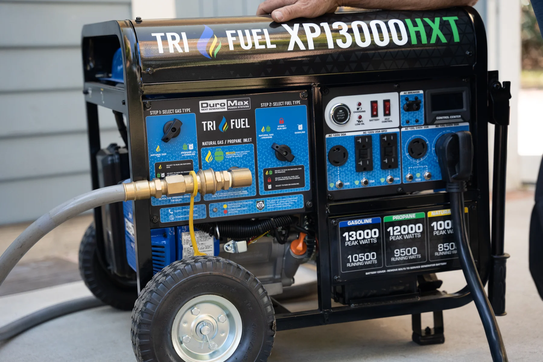 13,000 Watt Tri Fuel Portable HXT Generator w/ CO Alert - Image 22