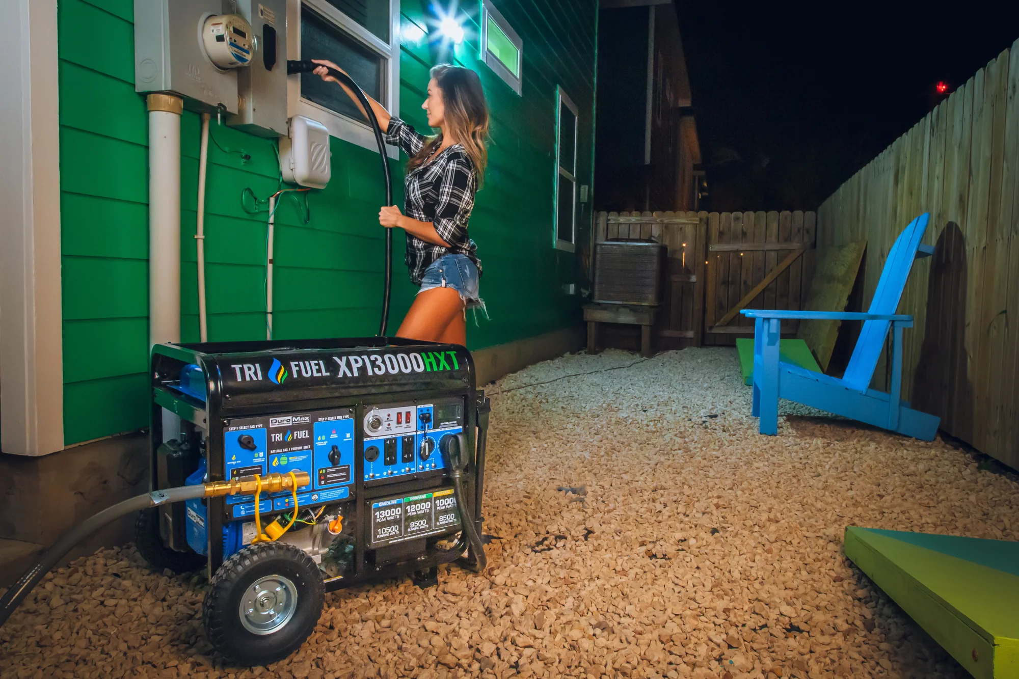 13,000 Watt Tri Fuel Portable HXT Generator w/ CO Alert - Image 29