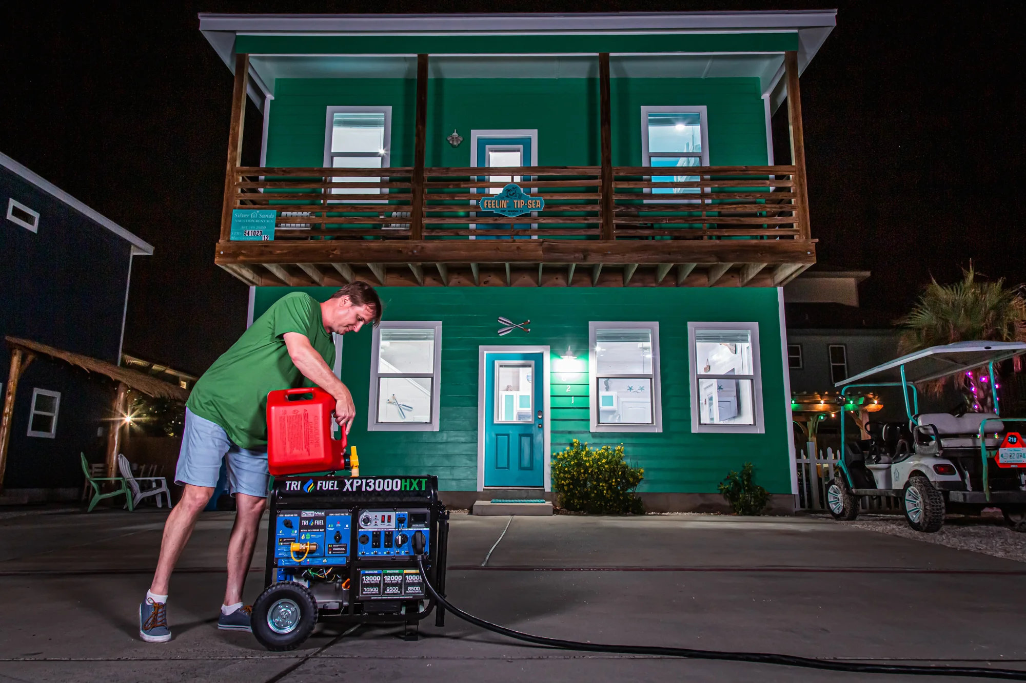 13,000 Watt Tri Fuel Portable HXT Generator w/ CO Alert - Image 35