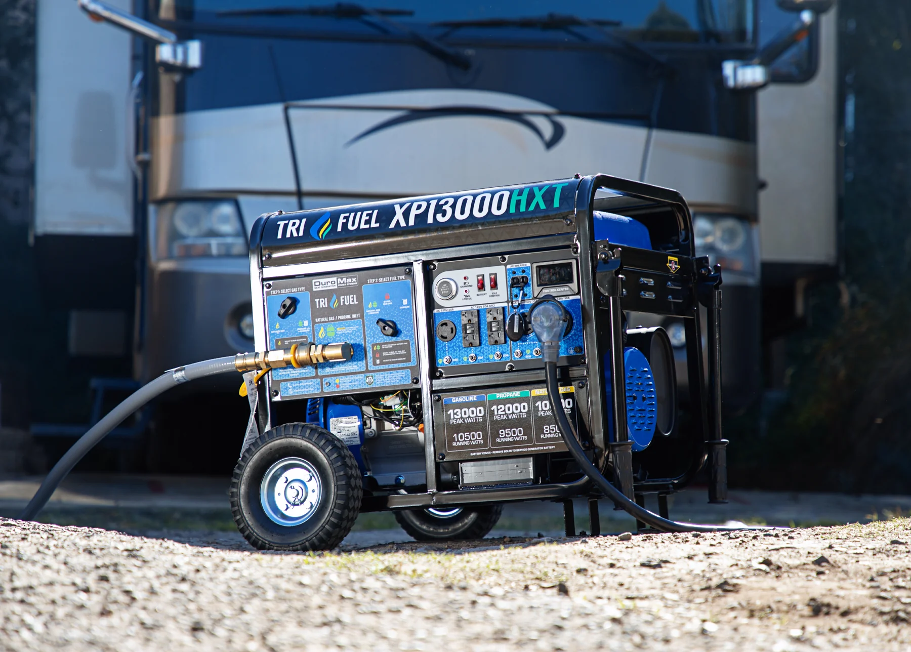 13,000 Watt Tri Fuel Portable HXT Generator w/ CO Alert - Image 36