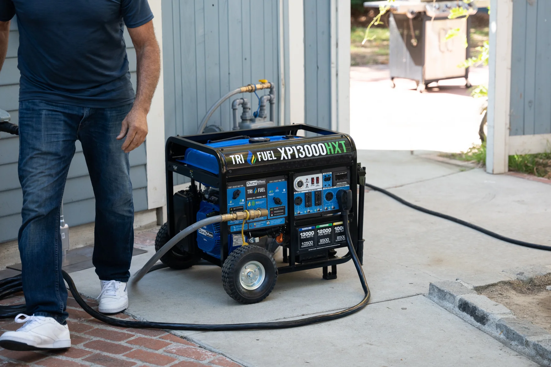 13,000 Watt Tri Fuel Portable HXT Generator w/ CO Alert - Image 42