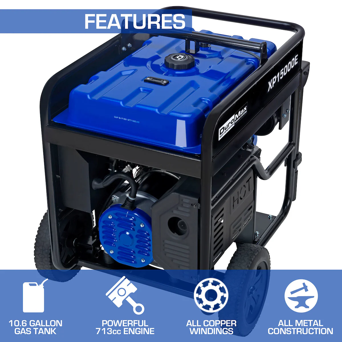 15,000 Watt Gasoline Portable Generator - Image 3