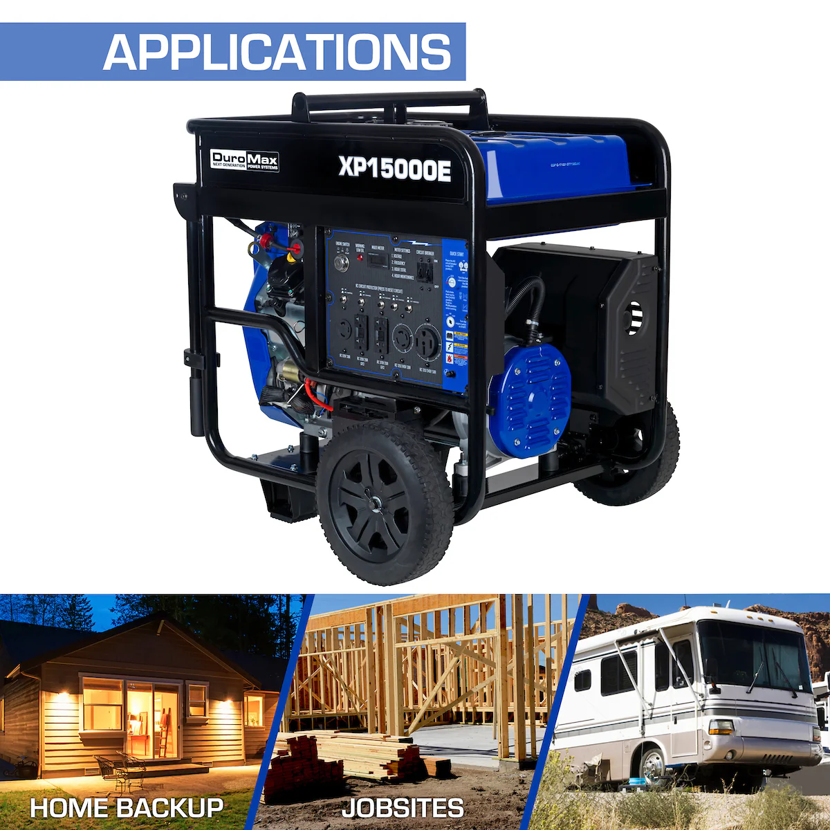 15,000 Watt Gasoline Portable Generator - Image 5