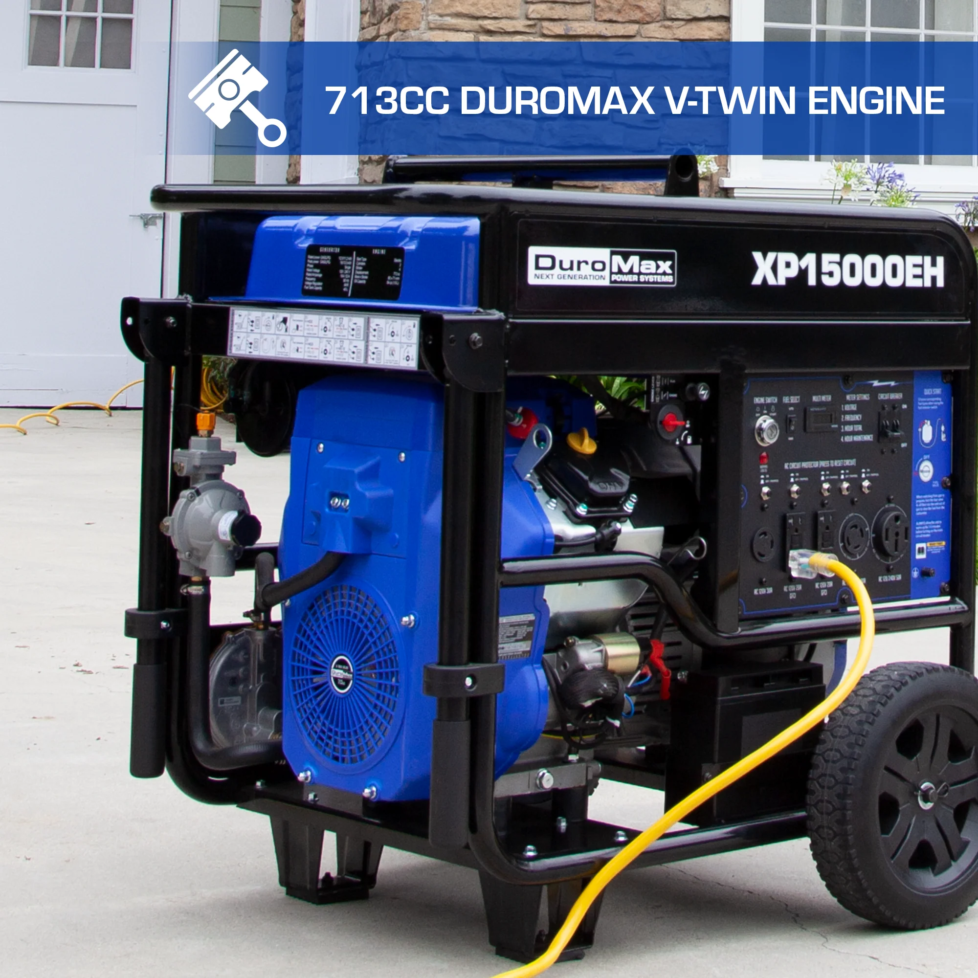 15,000 Watt Dual Fuel Portable Generator - Image 11