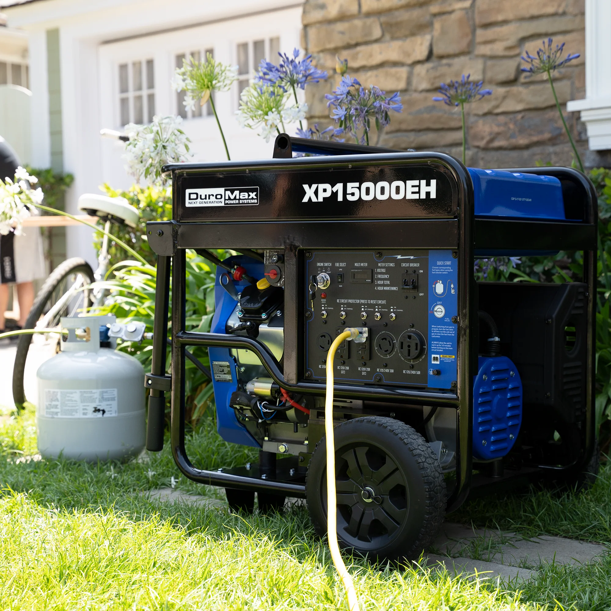 15,000 Watt Dual Fuel Portable Generator - Image 7