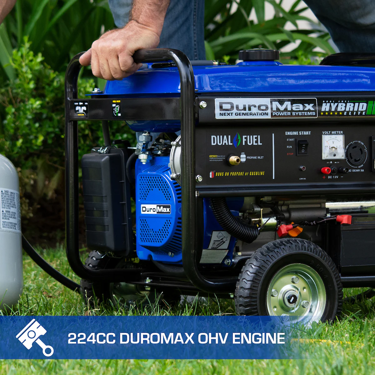 5,500 Watt Dual Fuel Portable Generator - Image 11
