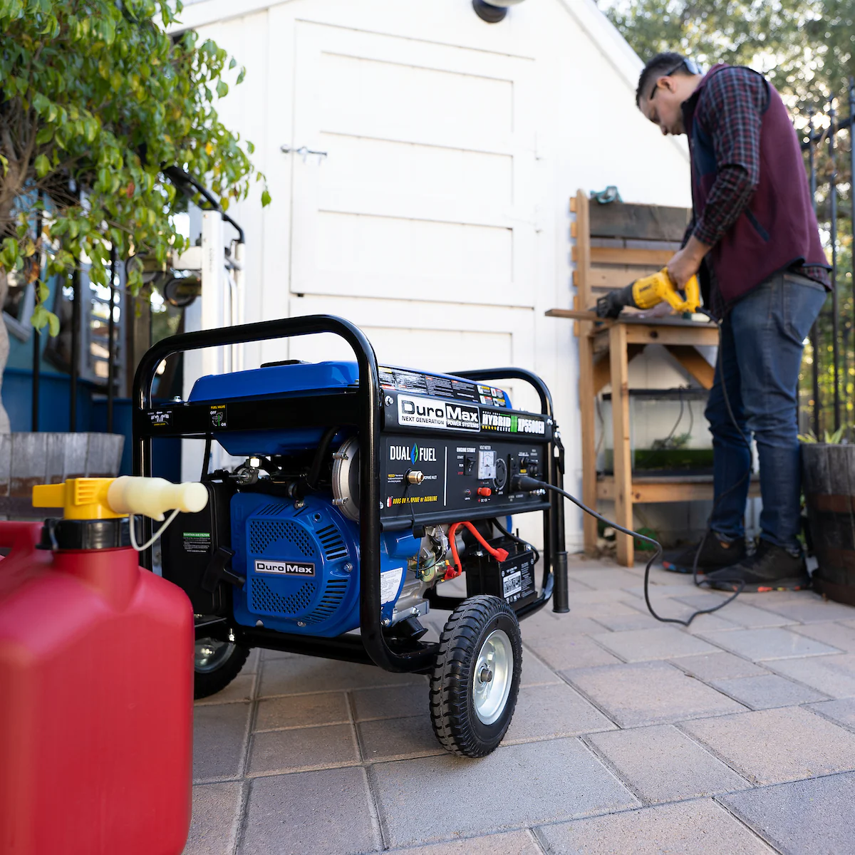 5,500 Watt Dual Fuel Portable Generator - Image 13